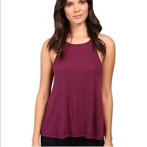 Free People Long Beach Tank - Red Berry